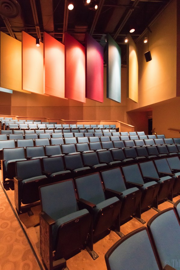 Interior of the Freeport LNG Theater in the Brazosport Center for the Arts and Sciences